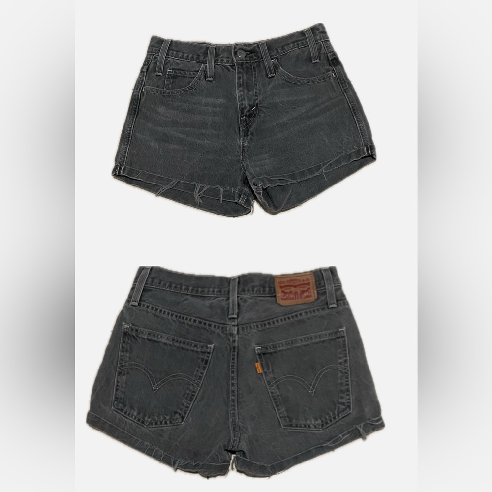 Levi's Black Jean Shorts Classic Style